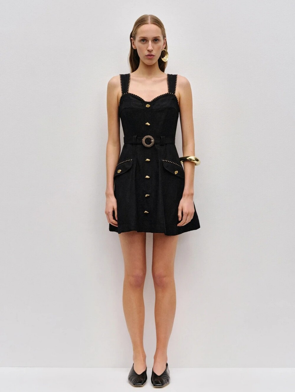 AJE Celeste Utility Mini Dress